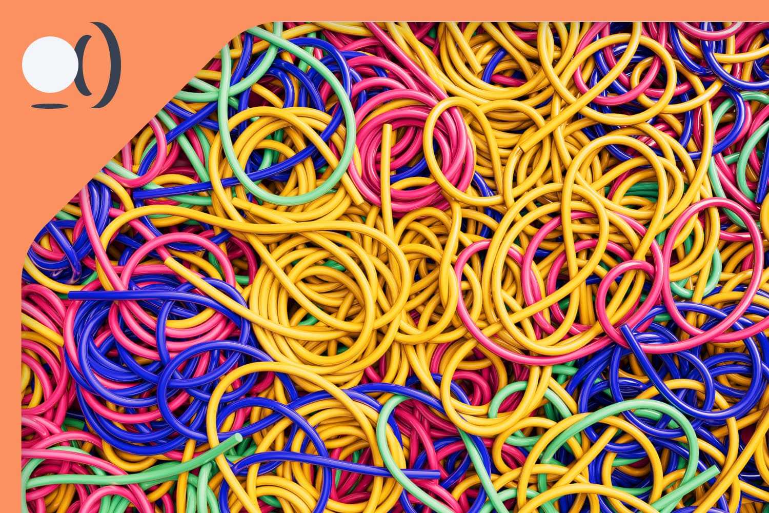 Tangled rubber bands